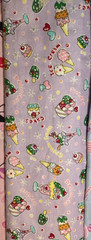 Cupcakes “Desserts” Flannel Cotton Quilting Fabric Jo-Ann Fabrics U-Pick