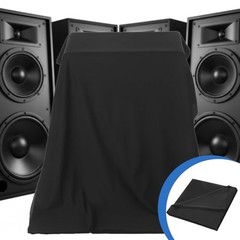 Black Speaker Grill Cloth Replacement for Home and Stage Audio Systems 67″x20