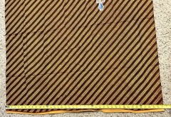 Indonesian Batik Cotton Fabric Danar Hadi Solo 40×90″ Parang Rusak Design 1970s