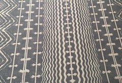 2.5YD FERMOIE UK Abbey Stripe Union Fabric w/ Custom Knit Backing $1144 Retail*