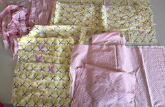 Fabric Lot, Remnants, Quilting, Craft Sewing Projects, Dwell Fabric