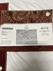 Drexel Heritage Upholstery Fabric – Garnet – 2 piece 12″x11.5″ Sample Bundle