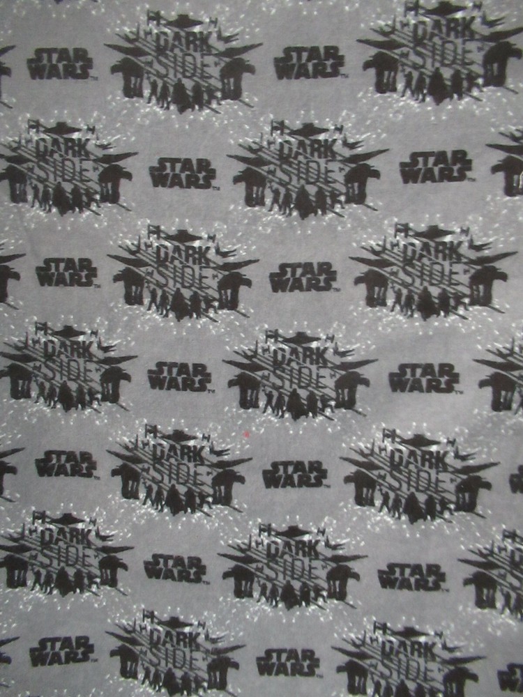 Star Wars ” The Last Jedi” DARK SIDE Flannel Cotton Fabric 33″ X 42″W NEW