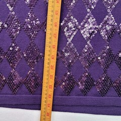 Cutter Crafter Harlequin Sequin X Fine Merino Wool upcycle scrap Dana Buchman