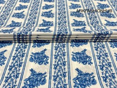 Indian Handmade Hand-block Print 100%Cotton Running Fabric 5 Yard Print_1613