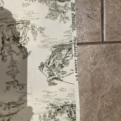 A Waverly Bonded Fabric *Four Seasons* 48 X 42”wide ~Toile Registered # 6161844