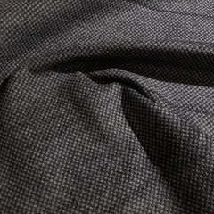 Dark Gray Chenille Tweed Upholstery Fabric