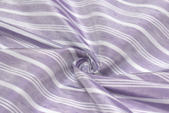 100%silkDusty Purple Lavender Stripe Silk Fabric By the Half Yard F257