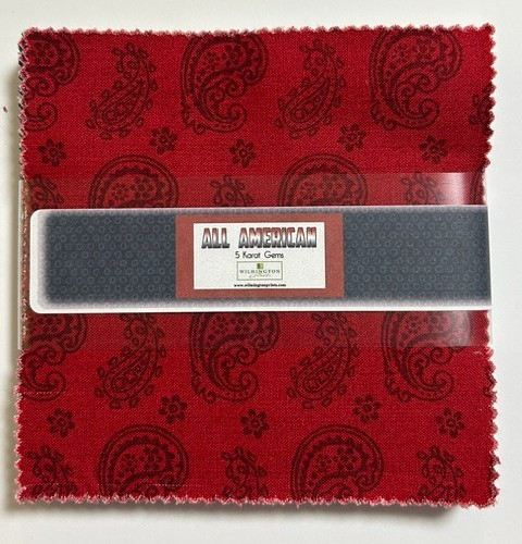 Wilmington Essentials All American 5 Karat Gems 5″ squares