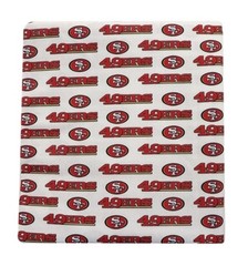 49ers Polyester Cotton blend fabric 18″ x 55″ San Francisco Football 1087672