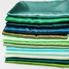 Solid Satin Material 58″Wide By Yrd Silky Scarf Craft DIY Fabric Charmeuse Green