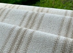 Grain Sack Fabric by the Yard, Ticking Fabric, French Country, Cottage Farmhouse