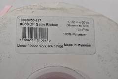 Morex Ribbon 08838/50-117 Double Face Satin Ribbon 1.5 X 50 YD 2 Rolls