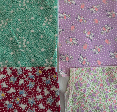 Lot of 19 Maywood Studio Fabric JUST MAKIN’ CONVERSATION Repro 1930s 9½” Squares