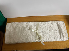 Stunning Cream (Silk?) Beaded Material