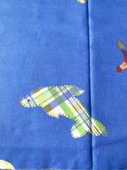 VTG Laura Ashley Upholstery Fabric Patchwork Sea Animals Fish Turtle 56″ x 216″