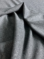 Light/Midweight DARK CHARCOAL GRAY Wool Flecked Heather 59″ Wide By the Yard
