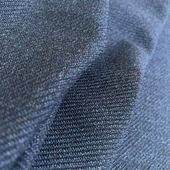 VBC Supersonic Fabric – Navy Blue Wool Jersey Knit Stretch – 2.2m Jacket Italy