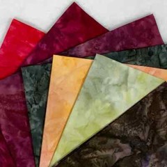 1 Random Hand Dyed Handpaint Fat Quarters Lunn Fabrics 100% Cotton FQ Fabric