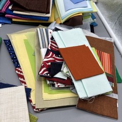 Large Lot Of Random Assorted Quilting Fabric