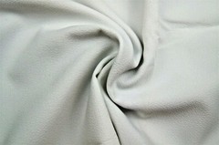 1+ Yards Solid White Texture Polyester Blend Fabric 40″ X 60″