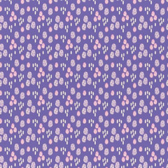 Dinosaur Stories – Dino Eggs Purple – Paintbrush Studio Cotton Fabrics