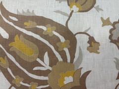 Groundworks “Turkish Flower” 100% Linen 3 Yards MSRP: $255/Yard