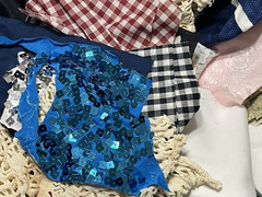 4+ LB Fabric Scrap Lot Mixed Lace Sheer Novelty Prints Sewing Craft DIY Bundle