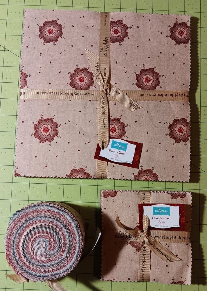 Prairie Rose by Sue Daley for Riley Blake fabric. Cotton. Lot of Pre-cuts RARE