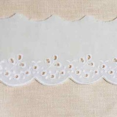 St. Gallen Cotton Lace Lace Single Flounce 7cm Sangallo 1050 Trimmings