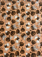 Winnie The Pooh Halloween Pumpkins Tigger Piglet Cotton Fat Quarter 18”x21” New