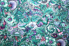 VINTAGE FAIRYTALE GARDEN IN GREEN AND PURPLE FROM PETER PAN – 100% COTTON FABRIC