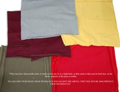 Sweatshirt Fleece Brushed Fabric,Remnants Pieces Material,5 PCS Bundles,Neotrims