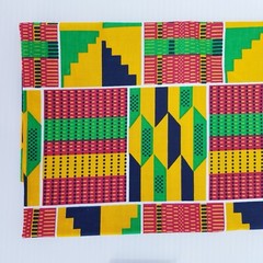 Quilters Cotton Fat Quarter 50x55cm Aztec Multicoloured Geometric Print Fabric