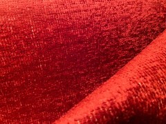 PIERRE FREY Paris Palladio Cerise HAND WOVEN Fabric w/Knit Back $425 Retail BTY