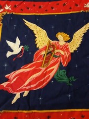 Fabric 3 Angels Pillow Or Quilt Panels 17 L X 17 W Multicolor