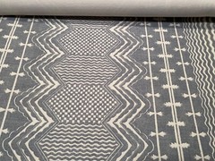 2.5YD FERMOIE UK Abbey Stripe Union Fabric w/ Custom Knit Backing $1144 Retail*