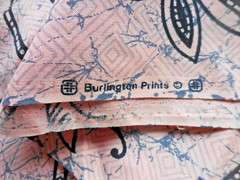 Burlington Prints Pink Black Butterfly Cotton Fabric 60″x 2.47 yds