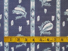 Lisa Fine’s DESIREE woven Performance fabric indigo stripe 77″L x55″ wide