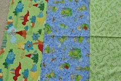 2 Yds 18″ Long, Baby Prints Theme Novelty Print Quilt Cotton Bundle, T61