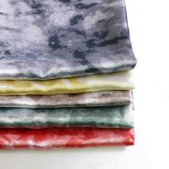 58” Wide By Yard Tie Dyed Satin Scarf Kimono Material Fabric Charmeuse Satin
