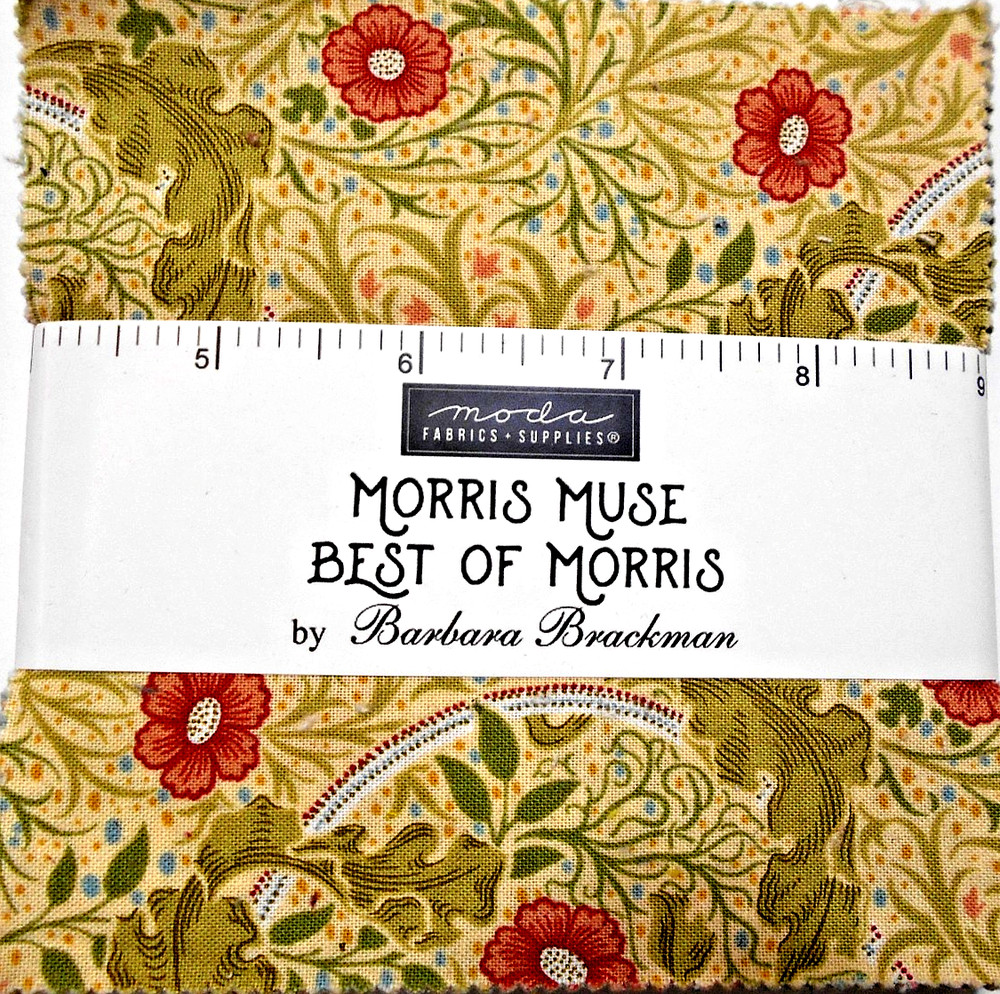MODA FABRICS “MORRIS MUSE BEST OF MORRIS” BY BARBARA BRACKMAN BTCP