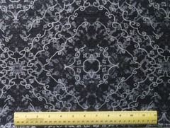1 yard 36″ x 43″ 100% cotton fabric VIP by Cranston Large Damask pattern