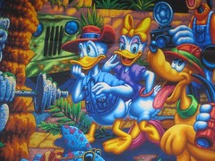 Disney’s “Mickey and Friends Exploring the Jungle” Fabric Panel, 35.5″ x 44″