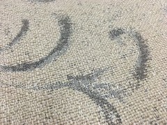 Pindler OUTDOOR Damask Weave Upholstery Fabric- Volute/Slate (3833) 2.40 yds