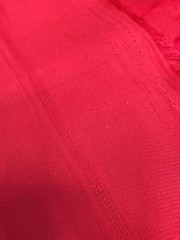 Sheer Cherry Red Voile Sewing Fabric 4 yds 60″ SECONDS