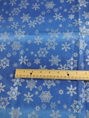 Lot of 5 Cotton Christmas Holiday Winter Prints Snowman 3+ yds total