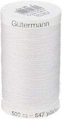 Sew-All, All PurposeThread 547 Yards-Black GUTERMANN Thread 3 pack White