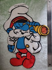 Vintage Smurfs Throw Pillow Form Pattern Cut and Sew Doll Set of 2