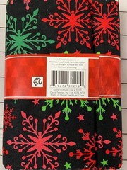 1 Yard Piece – Seasonal Fabric Snowflakes Christmas Cotton Fabric Precut M208.69
